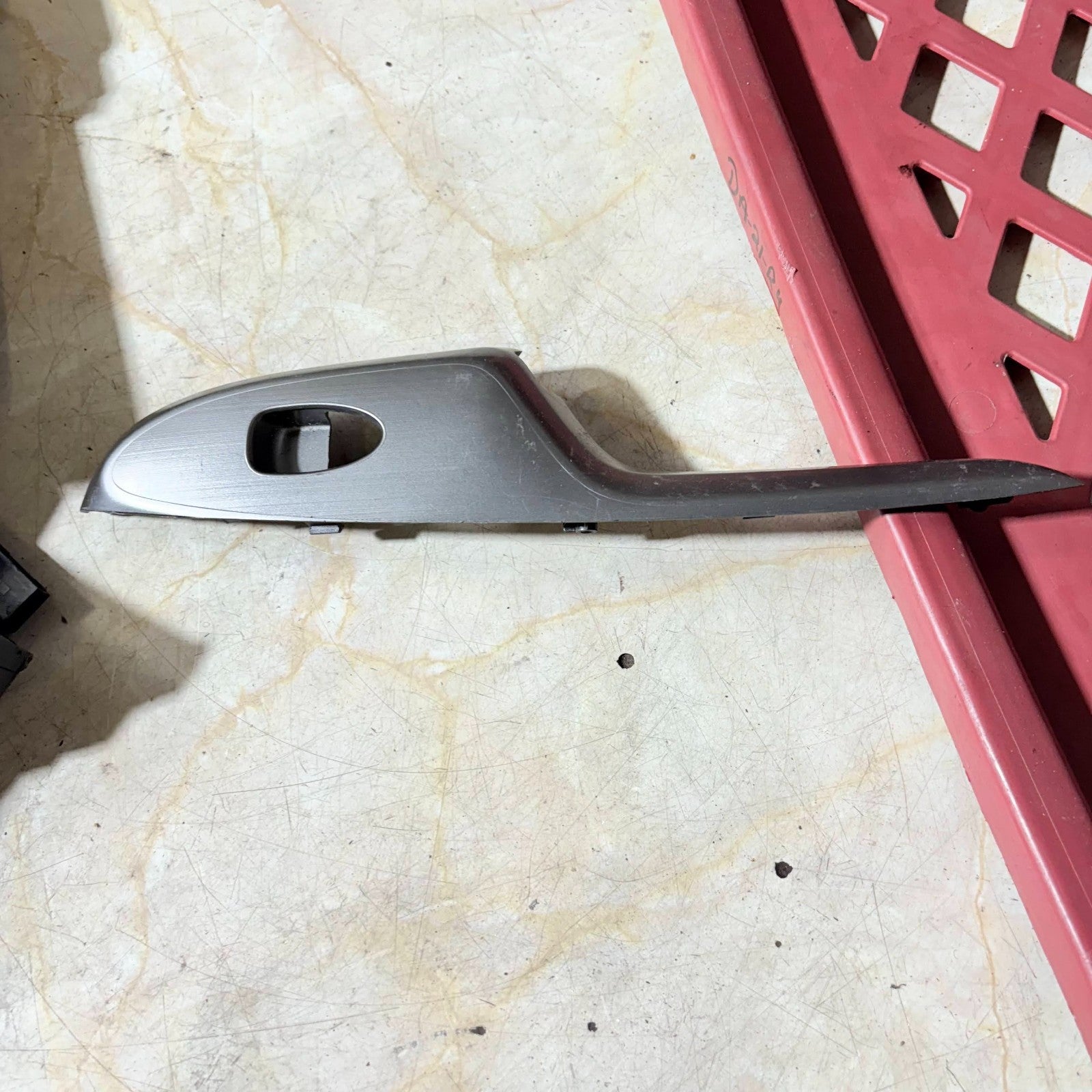 Honda Civic Mk8 2011 5dr Rear Passenger Left Door Switch Trim Panel Silver