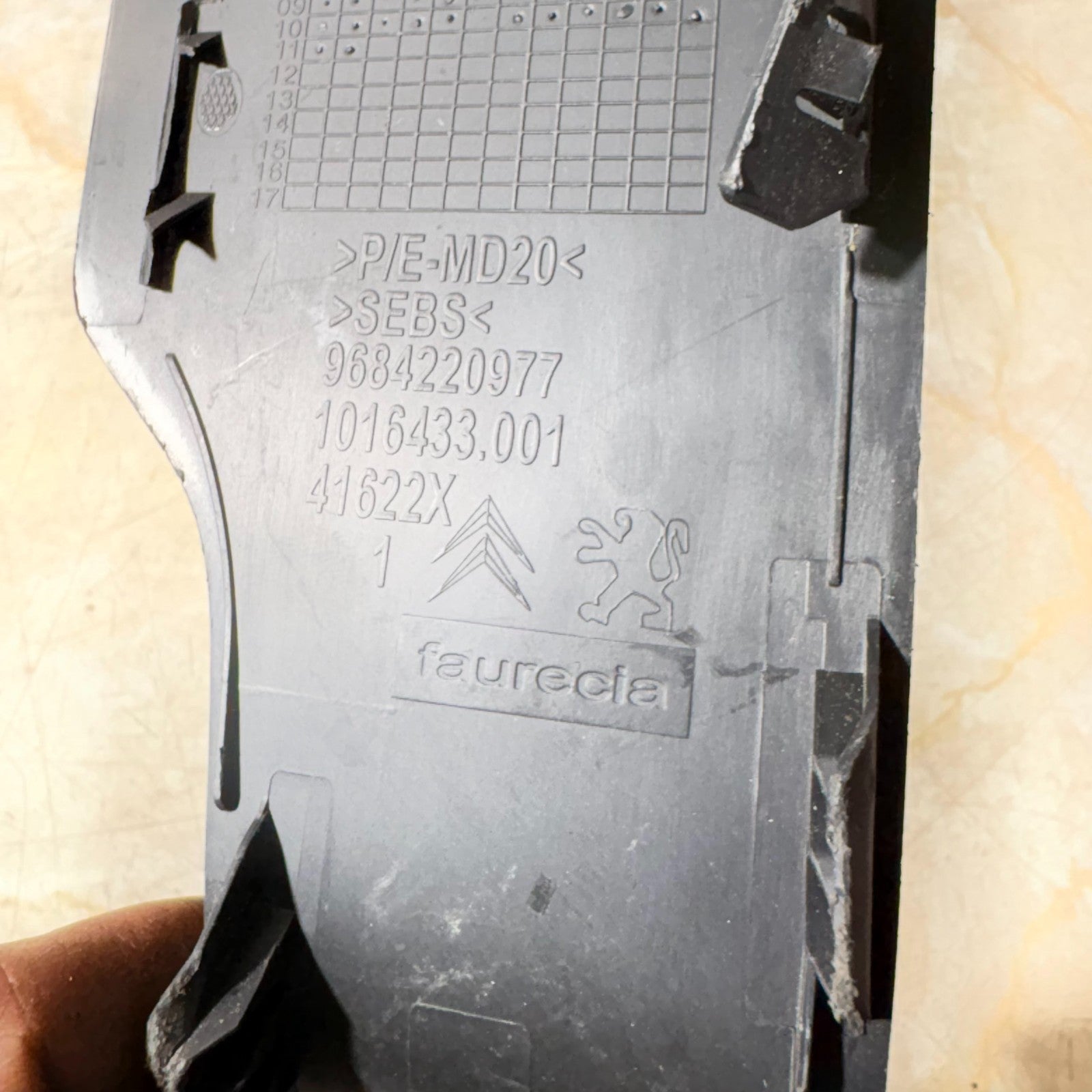 Citroen DS3 Mk1 2009-2016 Handbrake Surround Centre Console Trim 9684220977