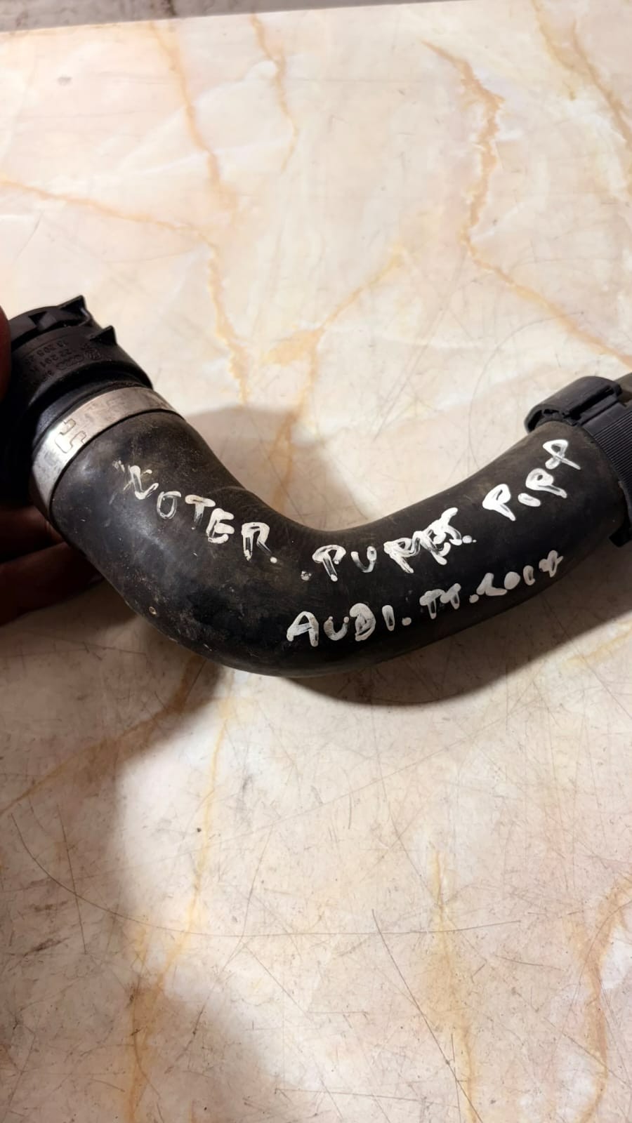 AUDI TT 2014 Engine water coolant pipe hose 1kW PUM42642