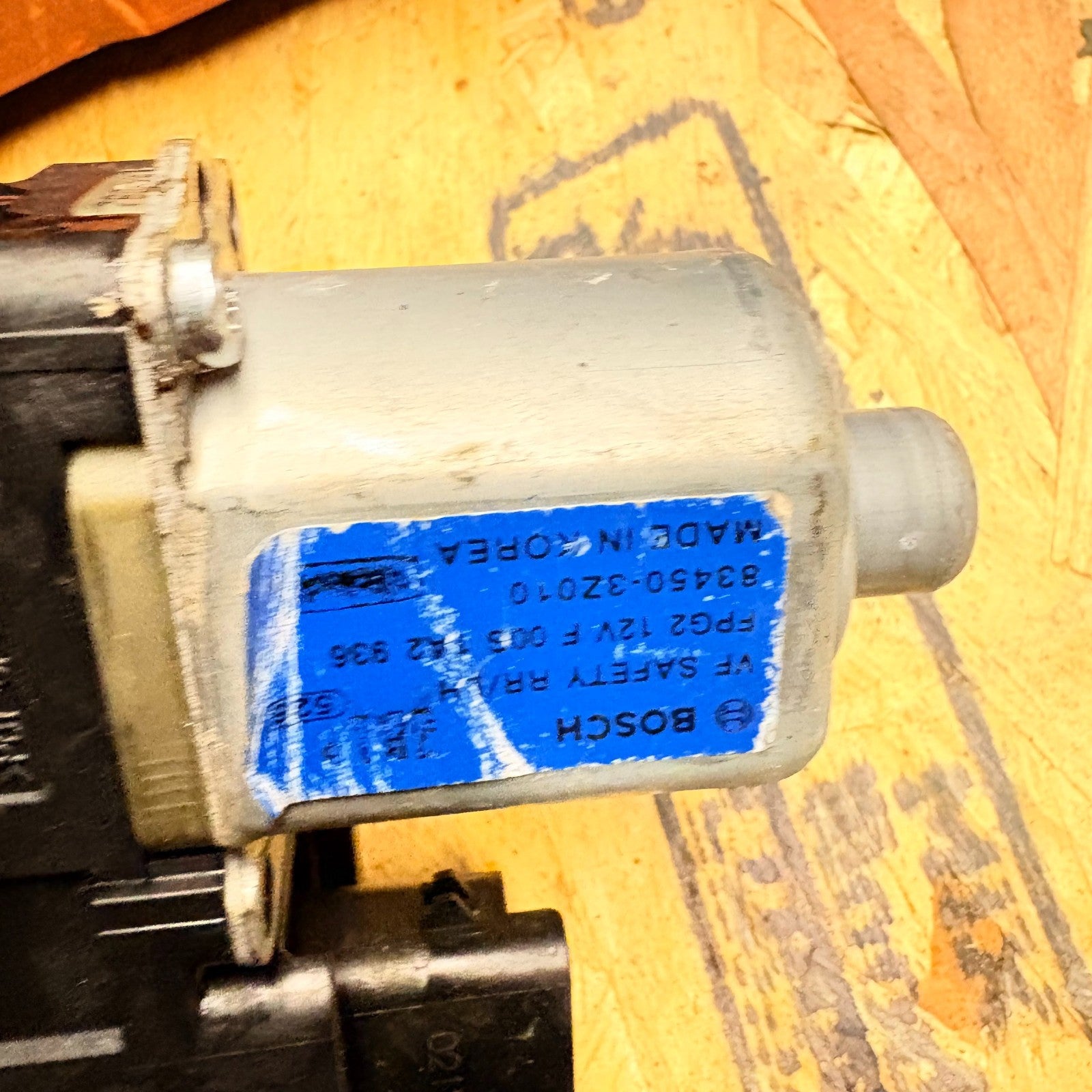 HYUNDAI I40 2017 WINDOW MOTOR REGULATOR REAR LEFT PASSENGER SIDE 834503Z010