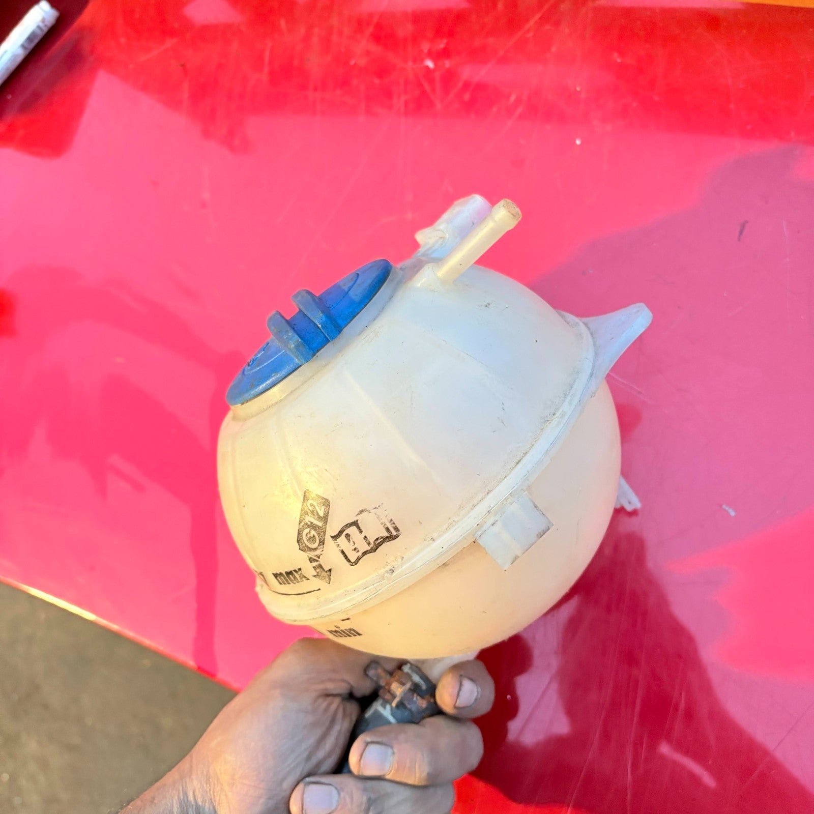 VW Polo 9N 2002-2009 Coolant Expansion Header Tank 6Q0121407A Fabia Ibiza Fox
