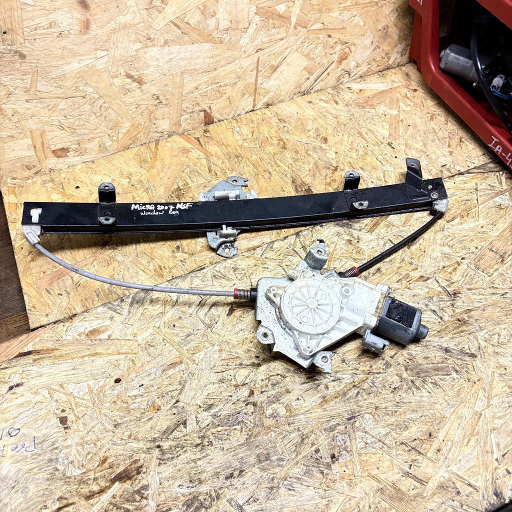 Window Motor Regulator Front Passenger Near Left NISSAN MICRA 2007