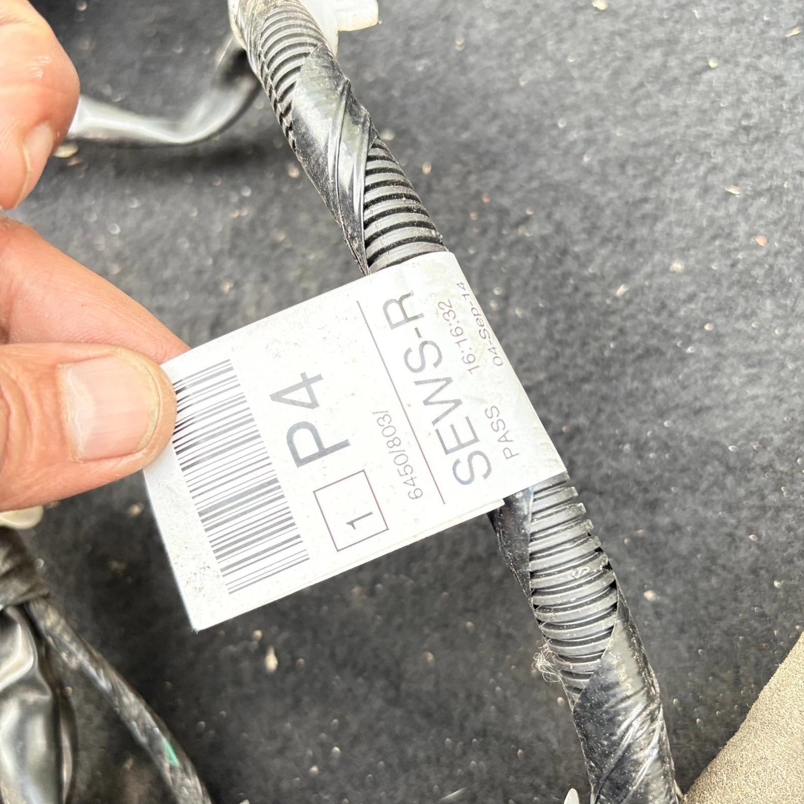 Nissan Juke F15 2010-2019 Front Left Passenger Door Wiring Loom Lock & Handle