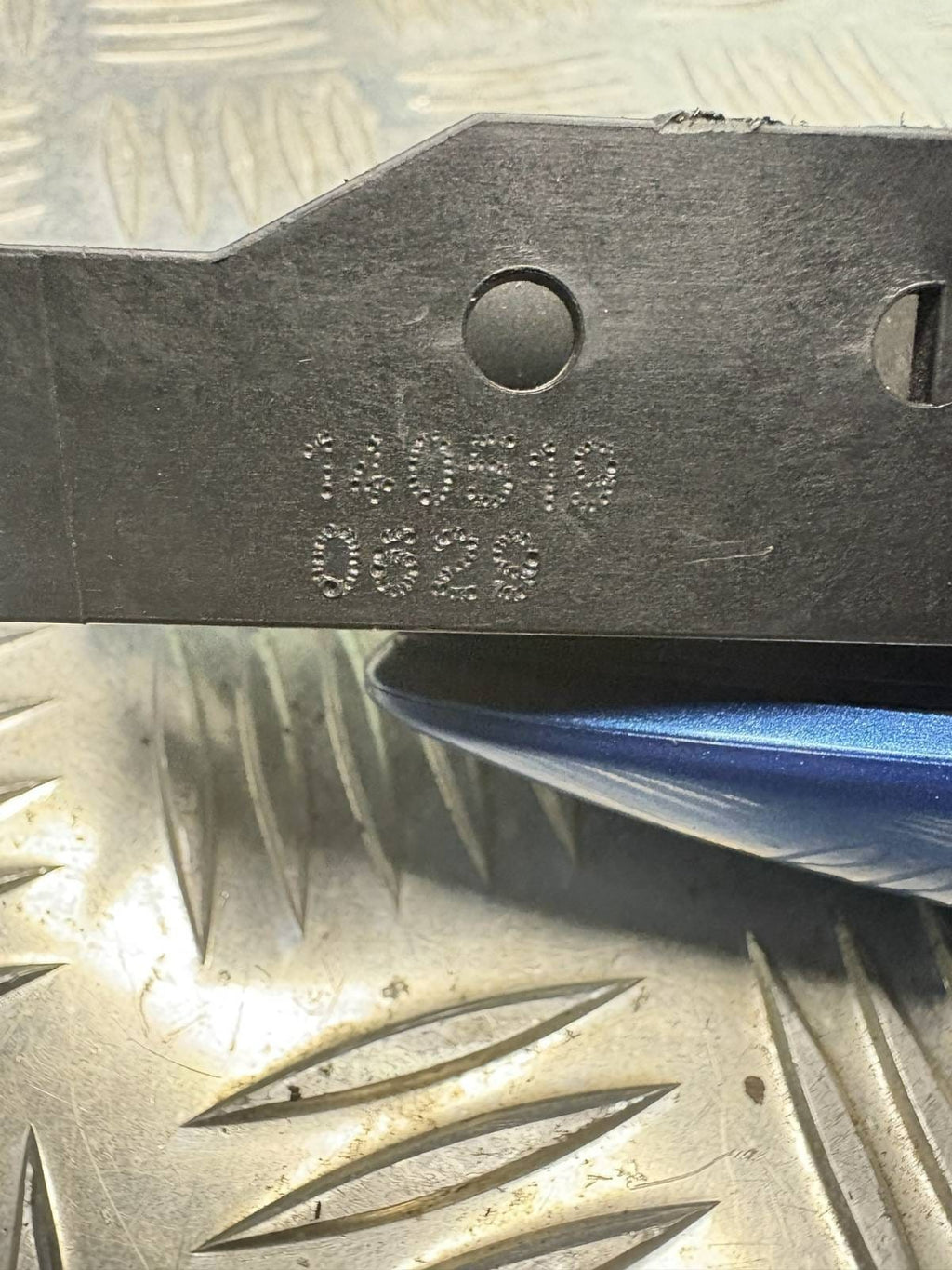 Ford B Max Right Driver O/S Rear Outer Door Handle P/C Nautical Blue 2019M