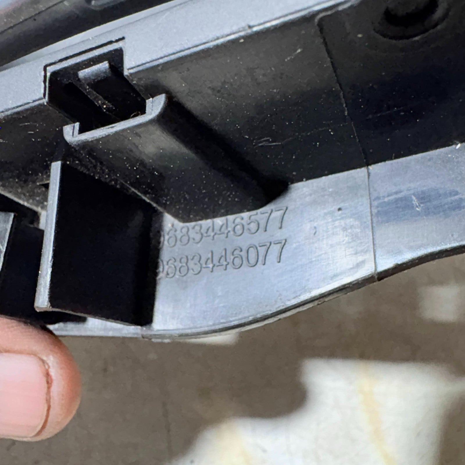 CITROEN DS3 C3 INTERIOR DOOR HANDLE FRONT RIGHT DRIVERS SIDE 2009-16 9683446577