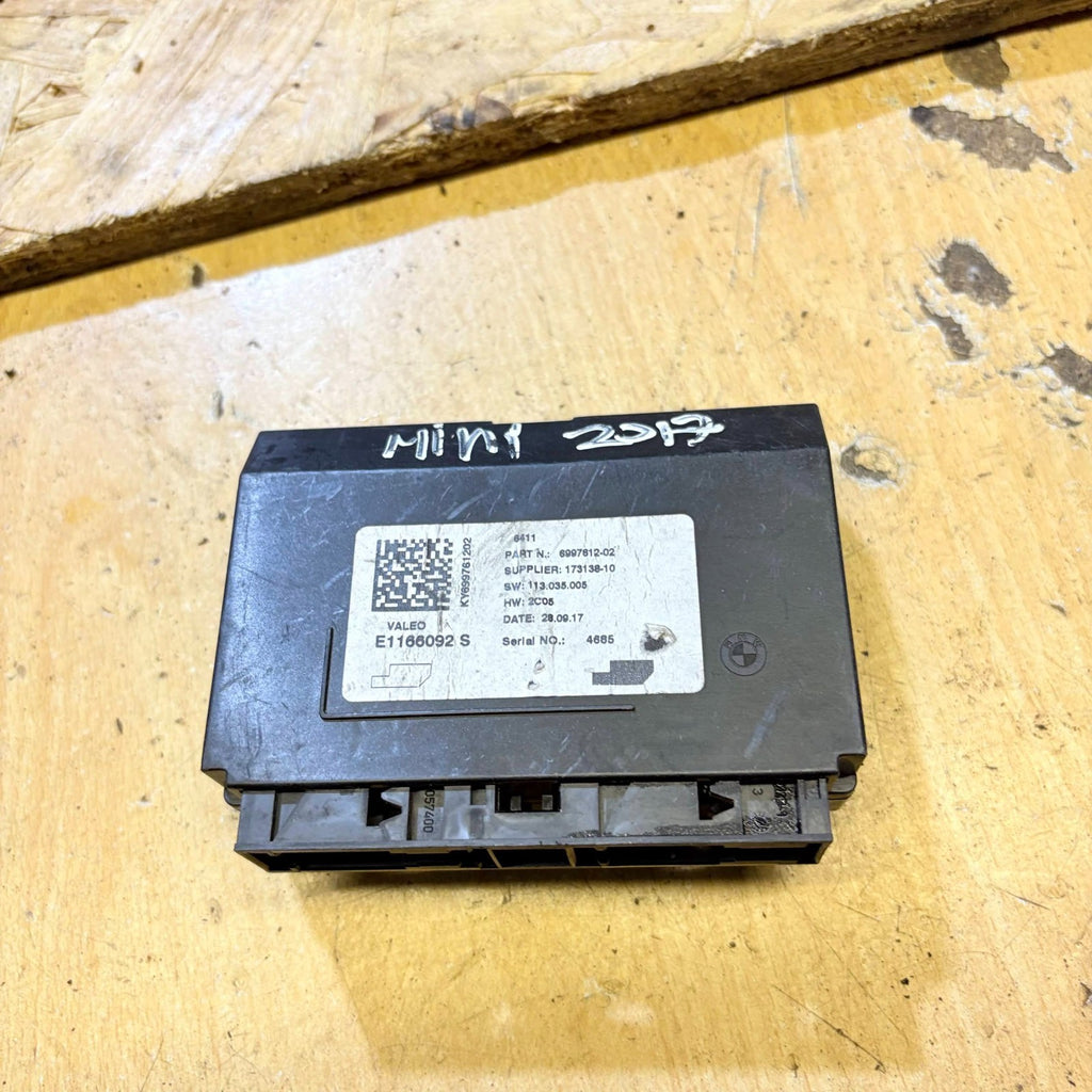 MINI BMW 2017 AIR CONDITIONING CONTROL MODULE E1166092S