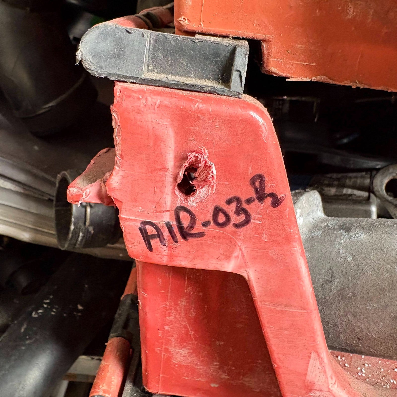 Dodge Caliber 2006-2012 Front Right Driver Side Upper Door Hinge 5074257AB Red