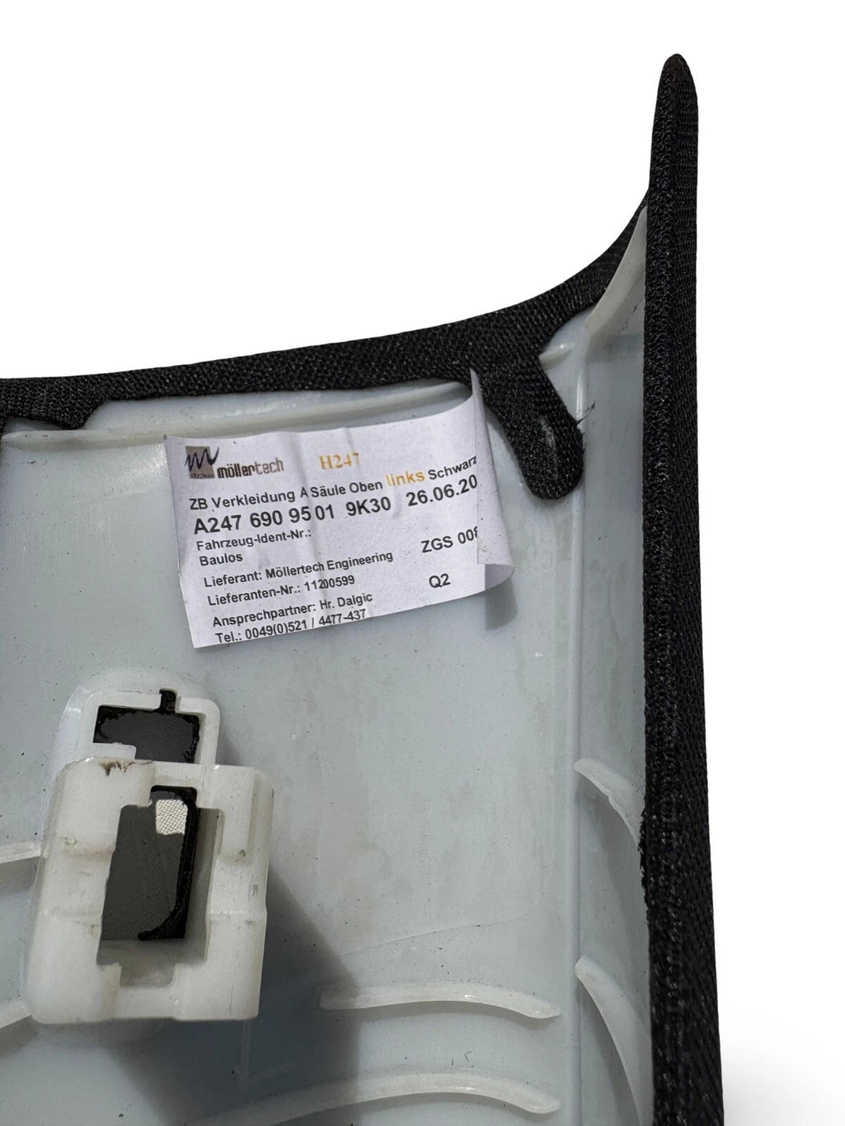 Mercedes GLA H247 A Pillar Trim Left A2476909501 24/3/25 B4E6