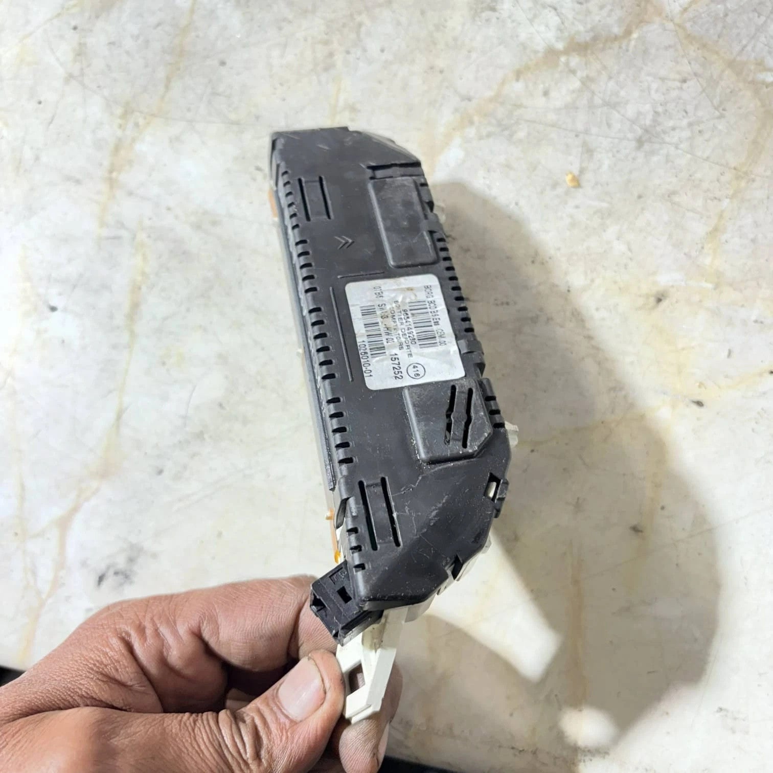 Citroen C4 Digital Clock Display Screen 9654149280 MK1 #172