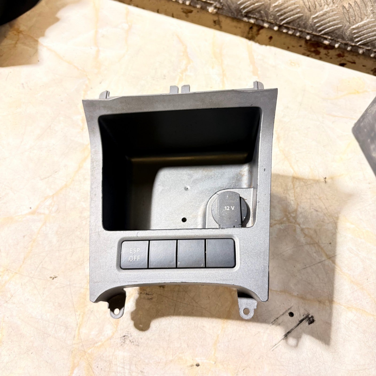 VW Golf MK5 2003-2007 Front Storage Tray And 12V Socket 1K0858329 1K0857925