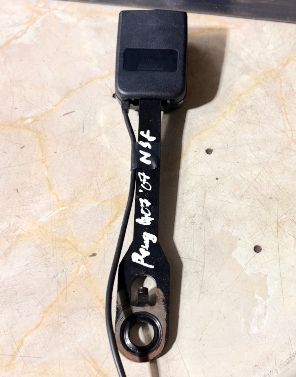 Peugeot 407 2004-2010 Front Left Passenger Seat Belt Stalk Buckle