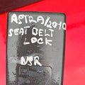 2010 VAUXHALL ASTRA SEAT BELT BUCKLE REAR PASSENGER LEFT SIDE 40-126-6973