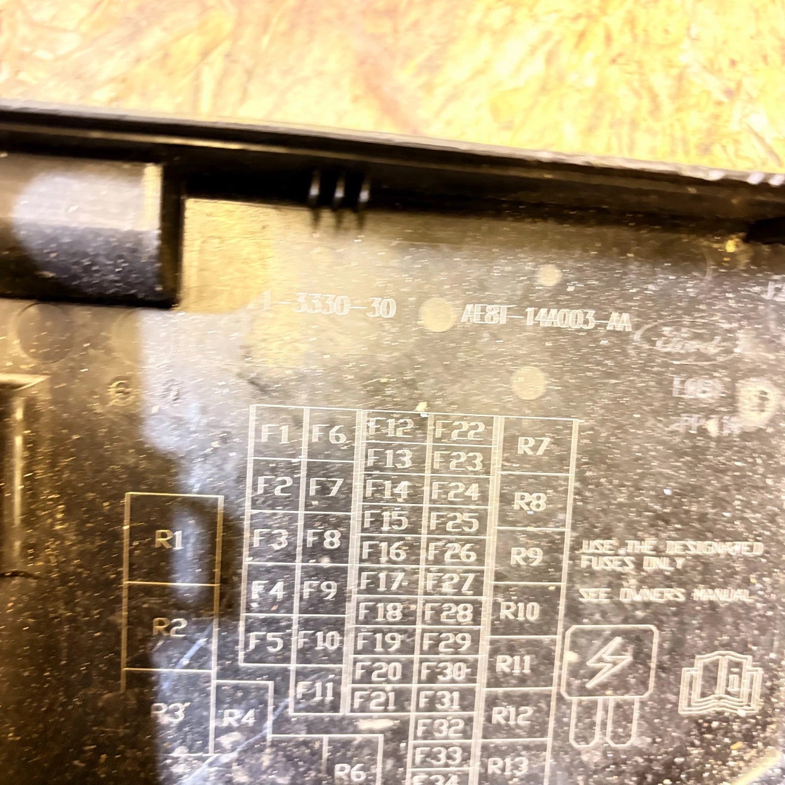 Ford B-Max Under Bonnet Fuse Relay Box Cover Lid AE8T-14A003-AA 2012-2017