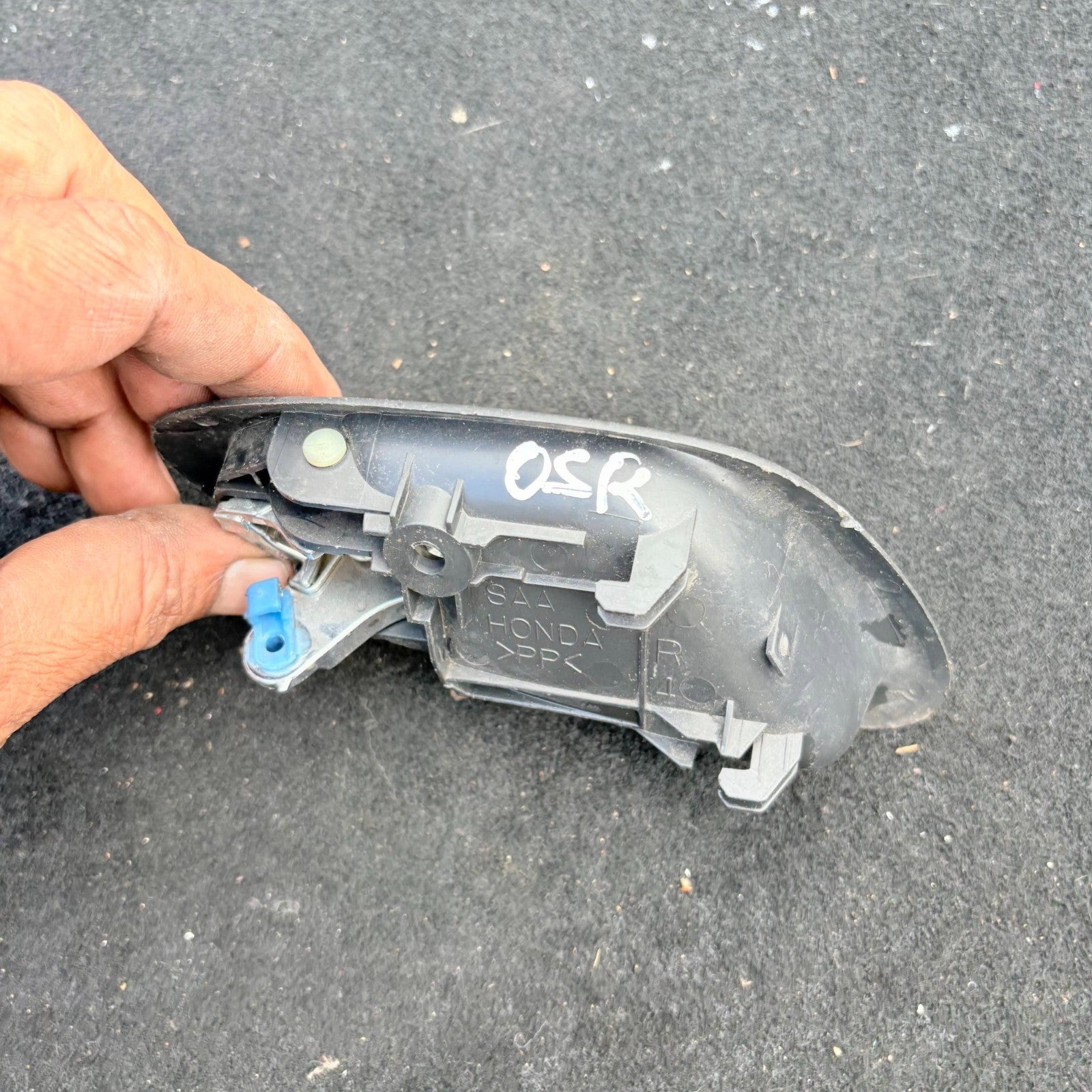 Honda Jazz 2007 O/S Rear Driver Right Side Door Handle Interior