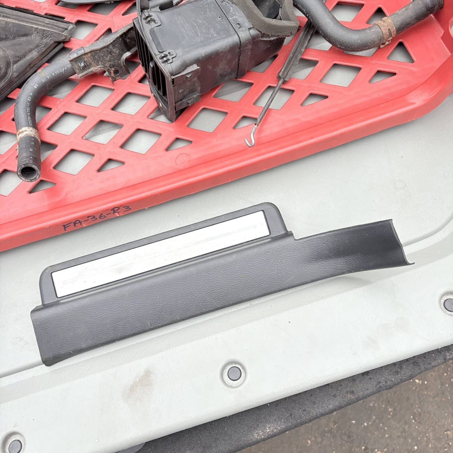 Fiat Stilo 2001-2007 5 Door Rear Right Door Sill Trim Scuff Plate 735276788