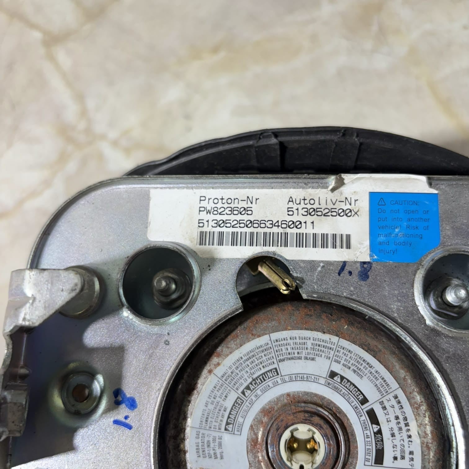 PROTON SATRIA NEO 2011 DRIVER STEERING WHEEL SRS