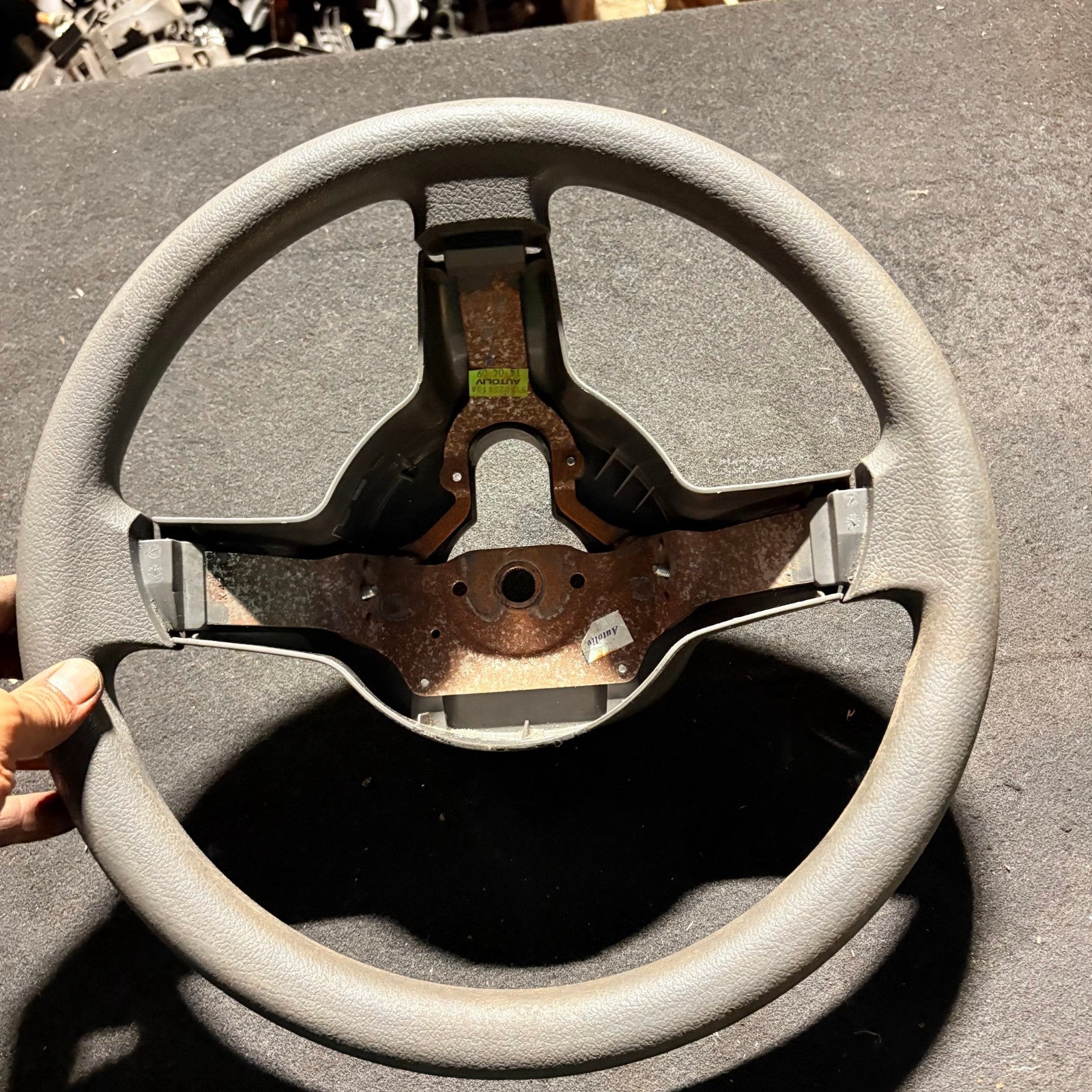 Proton Savvy 2005-2012 5 Door Grey 3-Spoke Steering Wheel Bare Rim