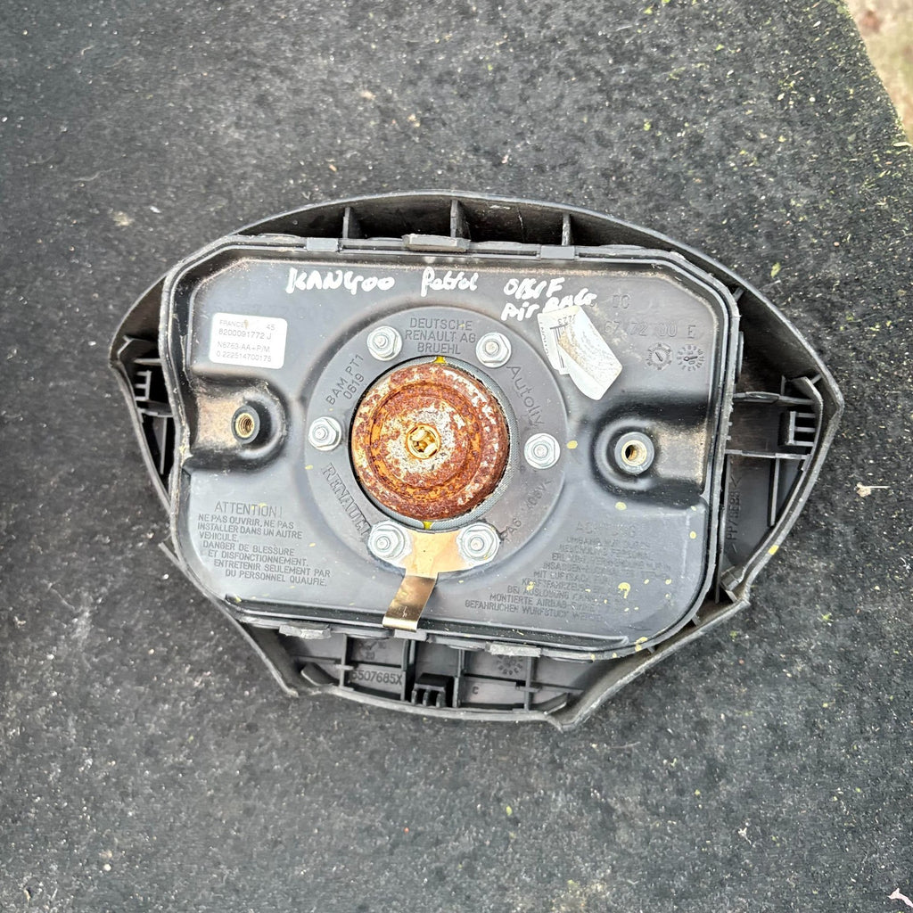RENAULT KANGOO 1997-2008 OFFSIDE DRIVER STEERING WHEEL SRS 8200091772J