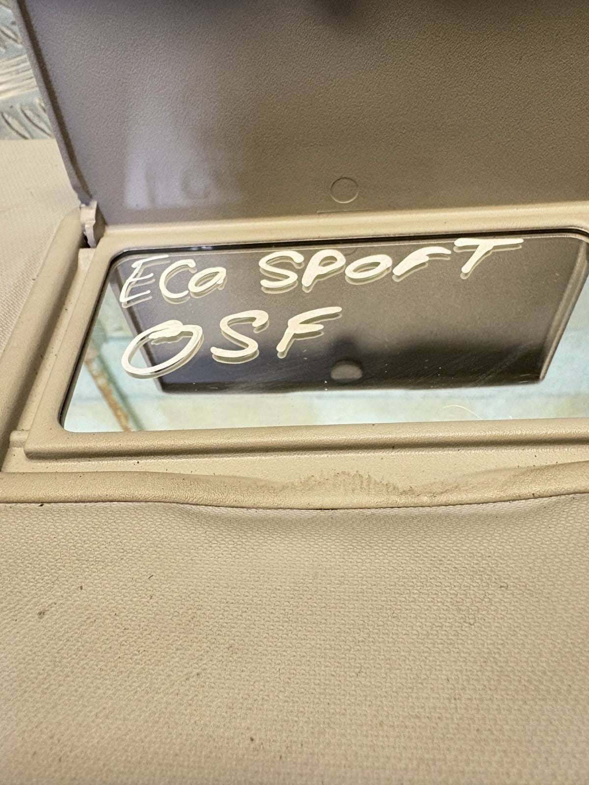 FORD ECOSPORT SUN VISOR FRONT RIGHT DRIVER SIDE OFFSIDE OSF