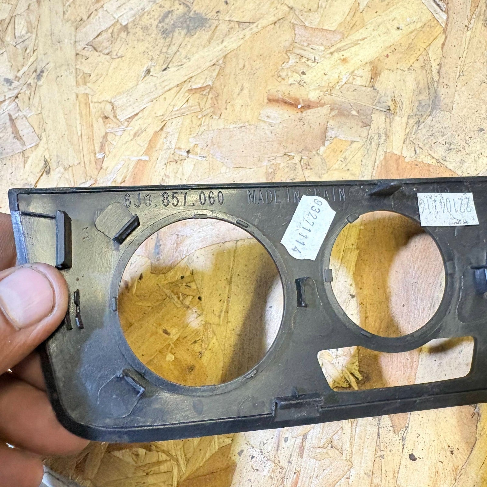 SEAT IBIZA 6J Mk4 HEATER CONTROL SURROUND TRIM 6J0857060 2008-2012