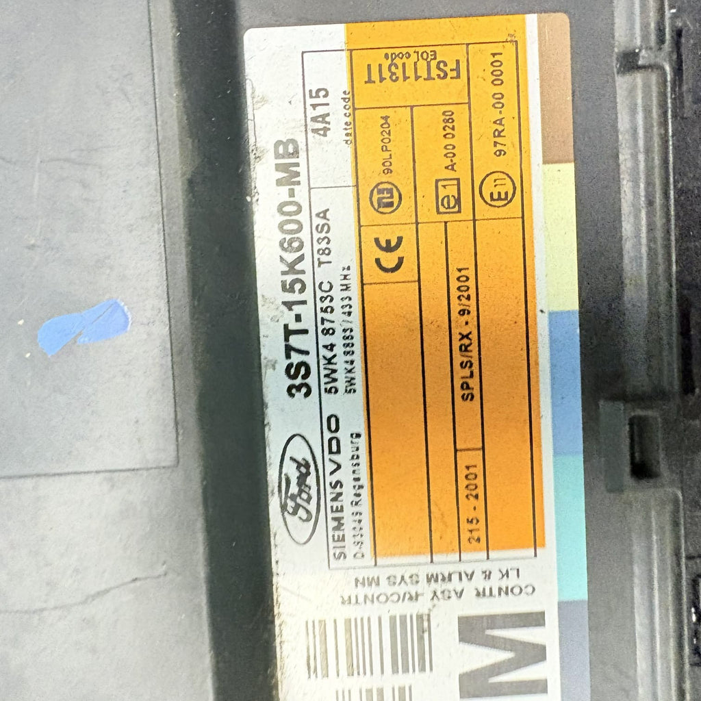 Ford Mondeo Central Locking Convenience Module 3s7t15k600Mb 2.0 Diesel 2004