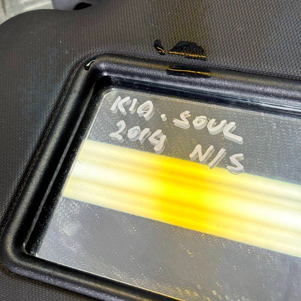 Kia Soul Mk2 PS 2014-2019 Left LH Sun Visor Black Vanity Mirror