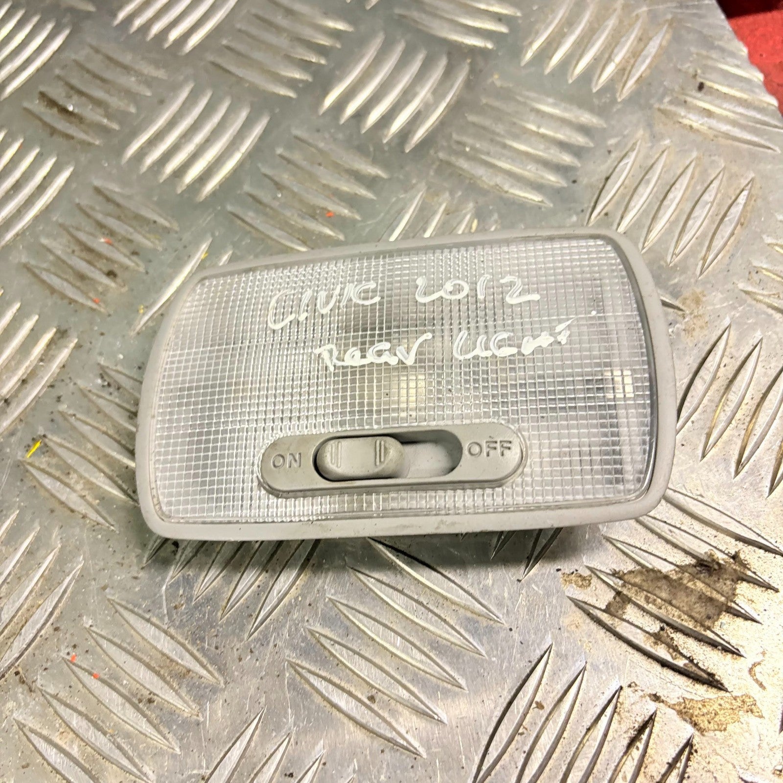 HONDA CIVIC MK9 2012 REAR ROOF READING COURTESY LIGHT