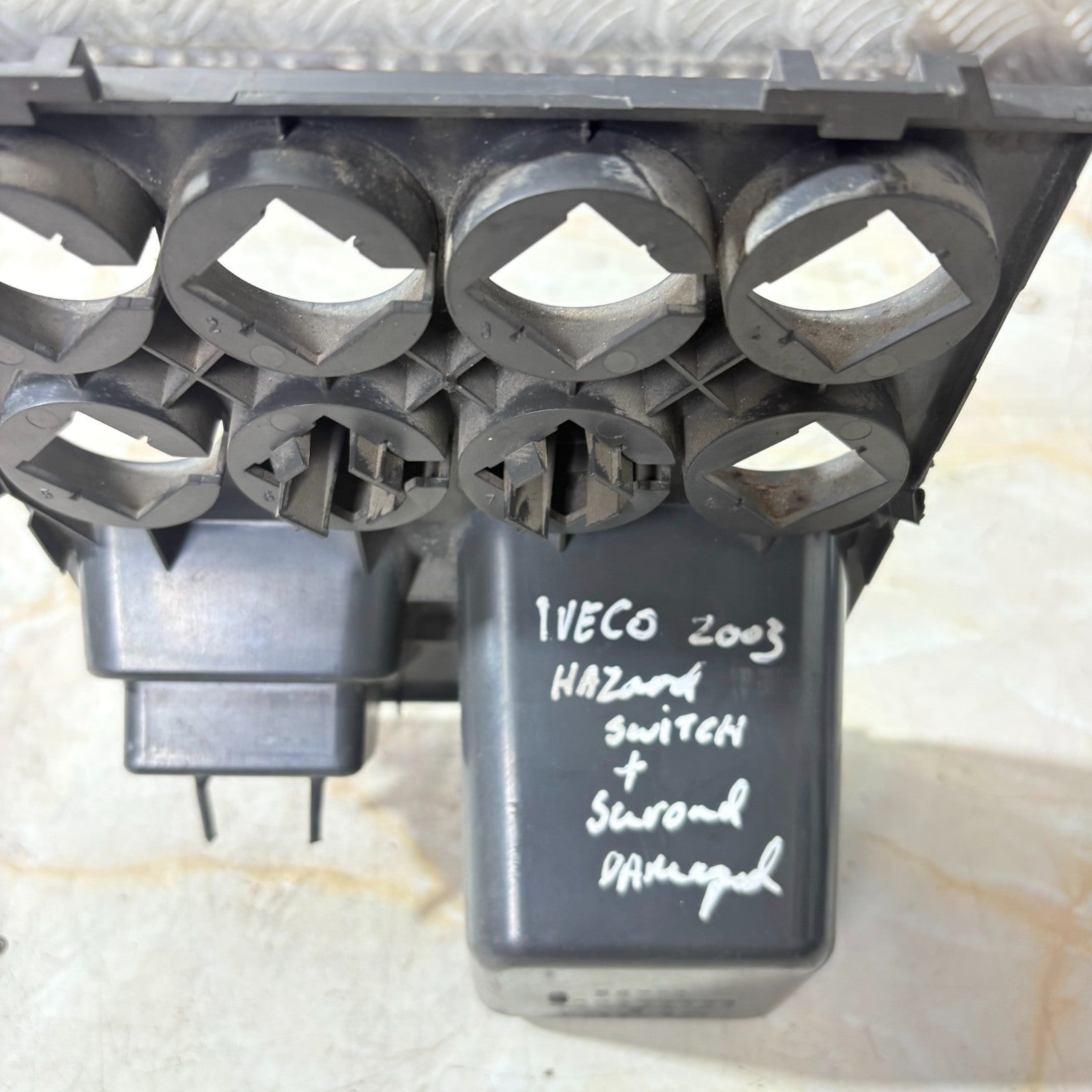 Iveco Daily Mk3 2000-2005 Hazard Warning Switch Dashboard Panel 500336398