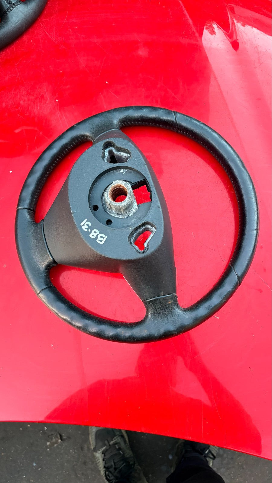Saab 9-3 2003-2005 Leather Steering Wheel Multifunction Controls 6020815 1279674