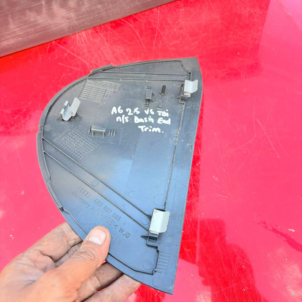 Audi A6 S6 C5 4B Right Passenger Dashboard side end trim 4B0857085A