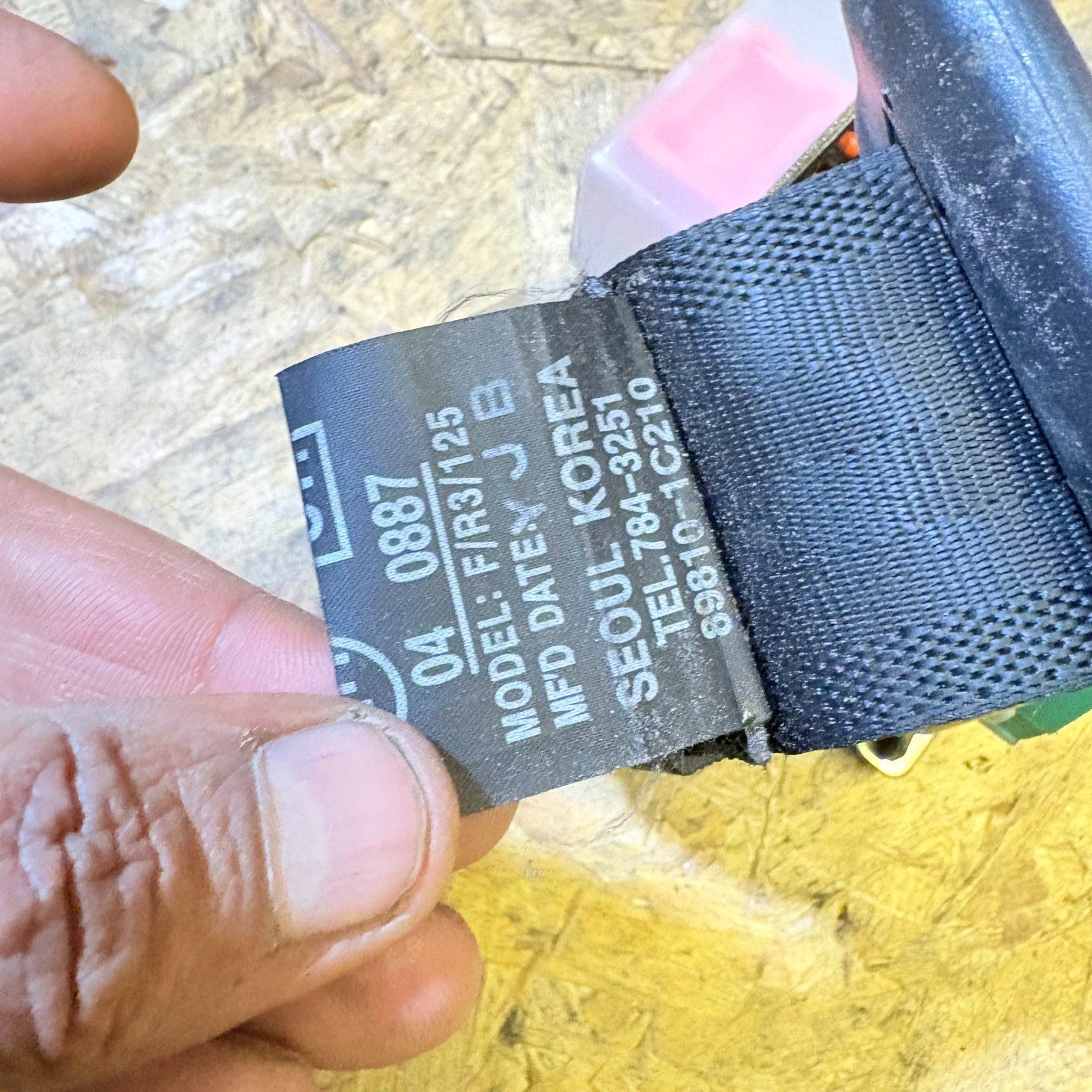 898101C210BJ Seat Belt Strap Middle 89810-1C210BJ