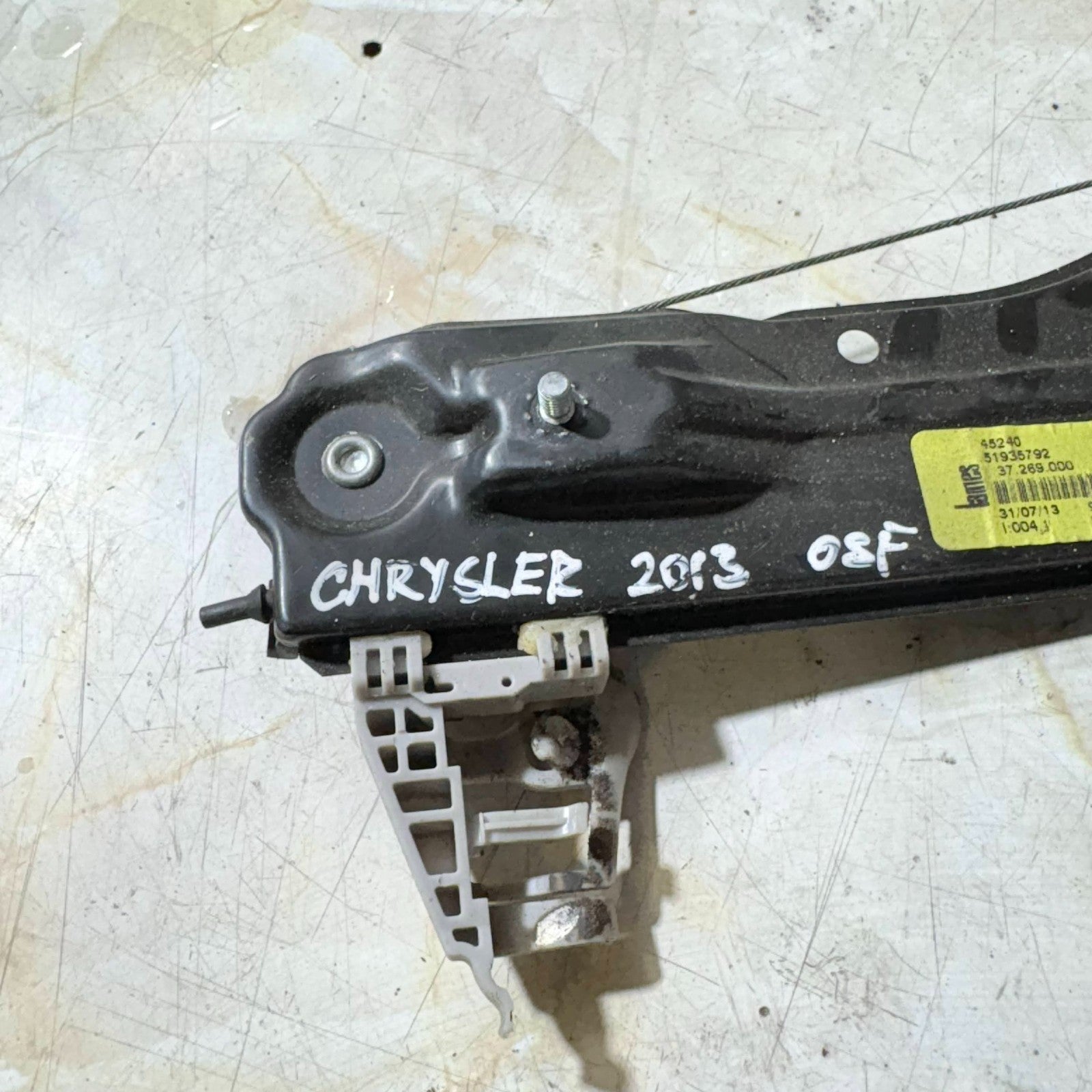 CHRYSLER 2013 5 DOOR WINDOW REGULATOR & MOTOR FRONT RIGHT SIDE