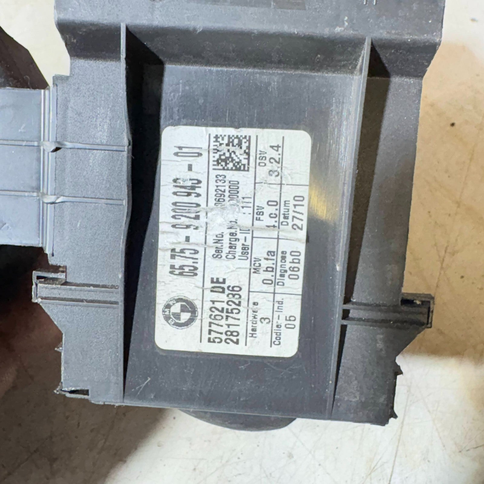 BMW 1 SERIES ULTRA SONIC MODULE ALARM SYSTEM 9200943
