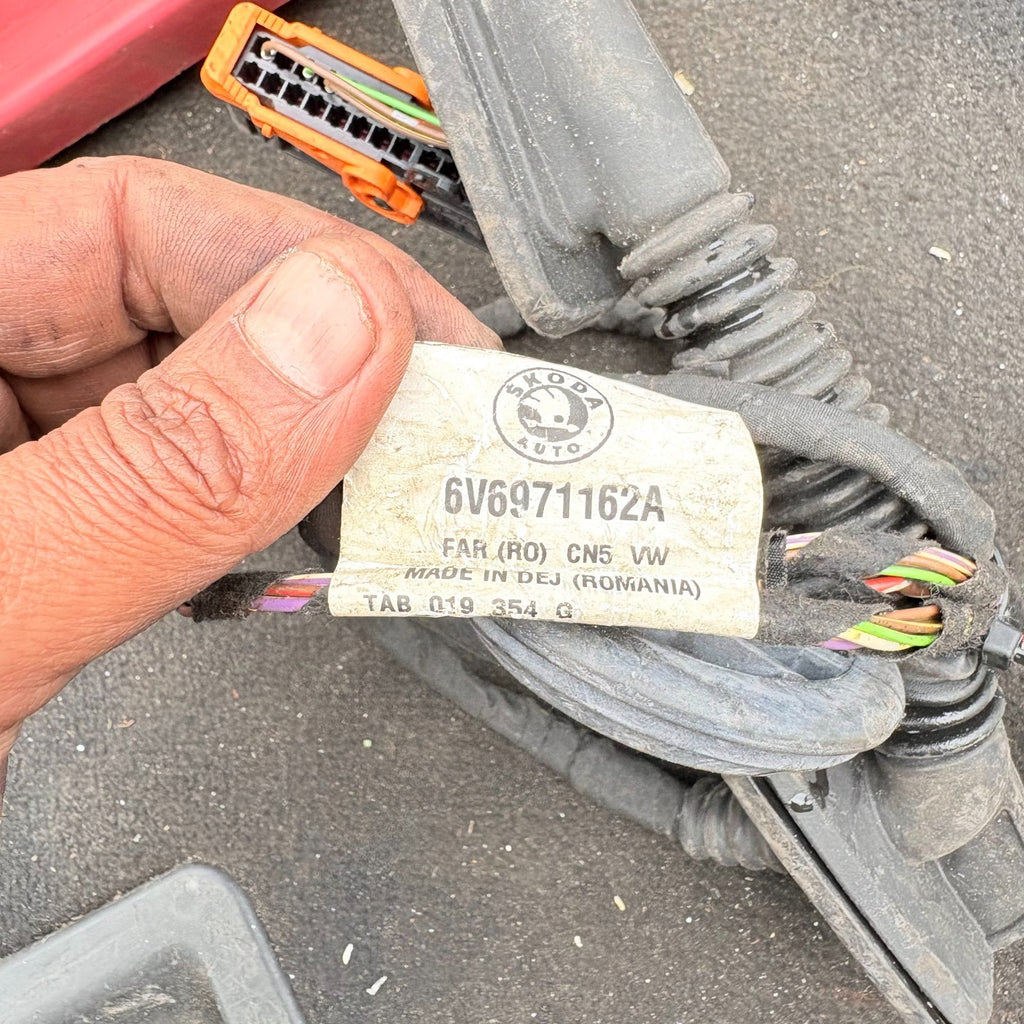 SKODA FABIA 2014-2021 DOOR WIRING LOOM 6V6971162A