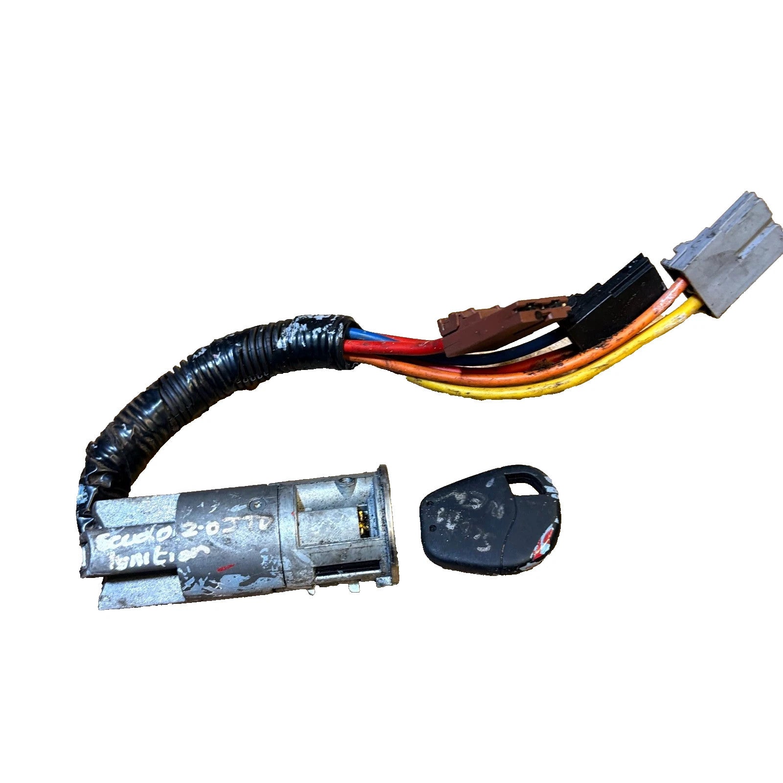 PEUGEOT SCUDO IGNITION SWITCH LOCK BARREL STARTER SWITCH KEY