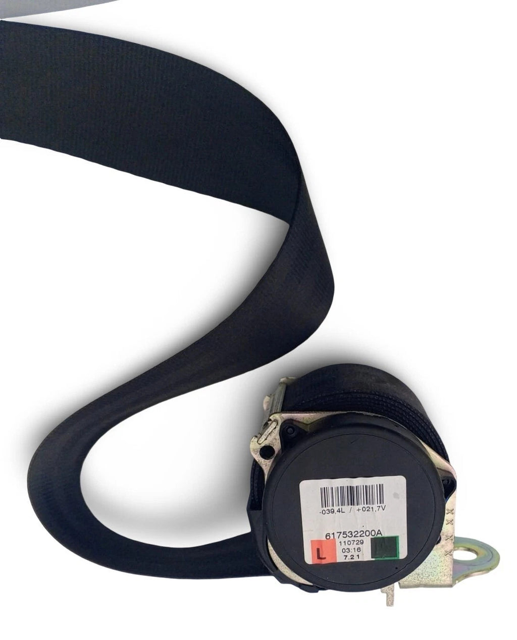 Rear seat belt lh 617532200A for LANCIA YPSILON MK2 2011-2015 (94289)