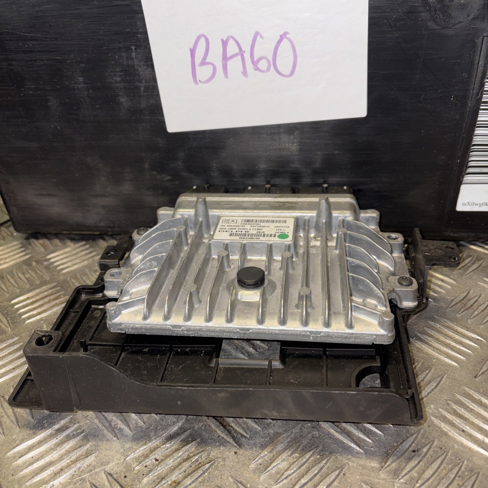 Peugeot 407 2.0 HDi ECU Engine Control Unit Delphi 9663611480 HW9663548180 04-11