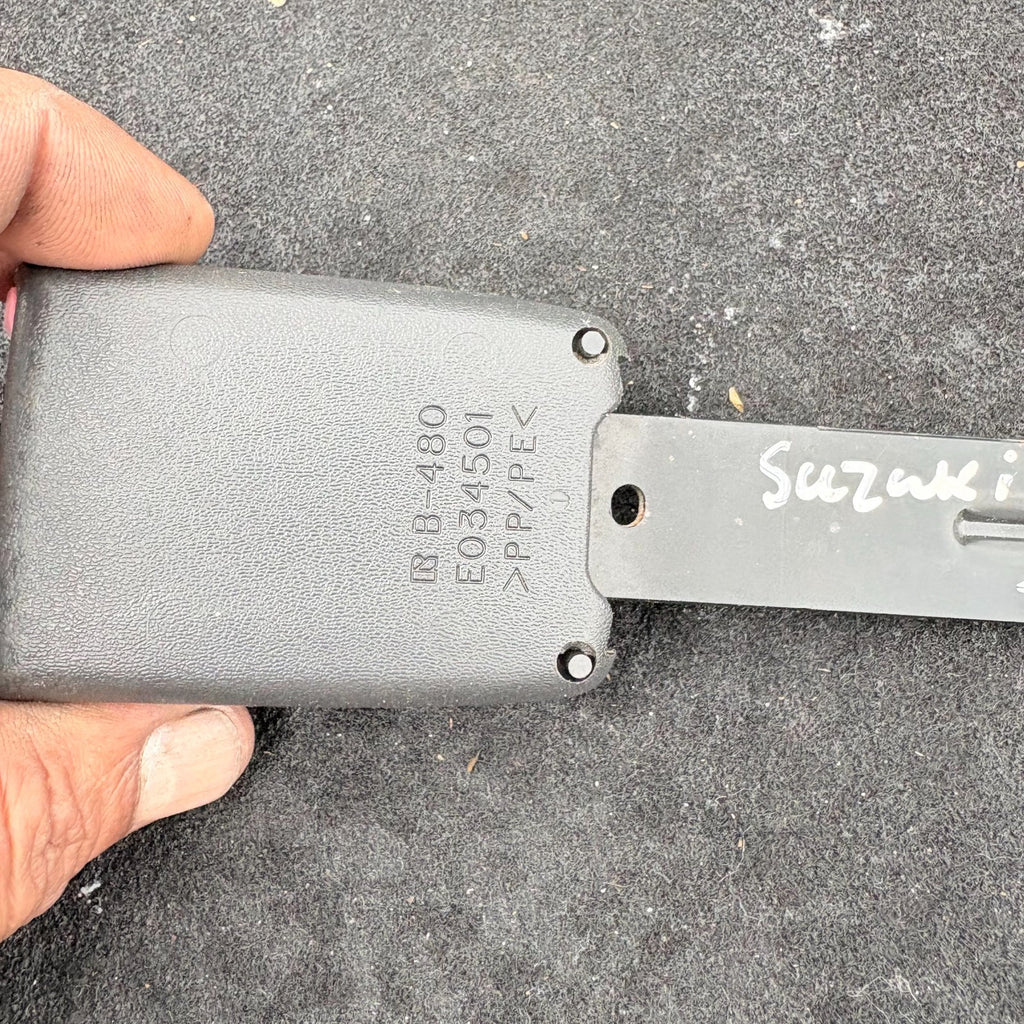 SUZUKI SWIFT FRONT PASSENGER SEAT BELT STALK BUCKLE E034501