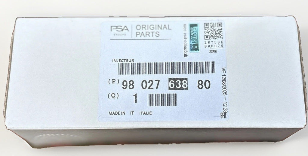 PEUGEOT CITROEN 1.6 2.0 BLUEHDI ADBLUE UREA INJECTOR NOZZLE VALVE 9802763880