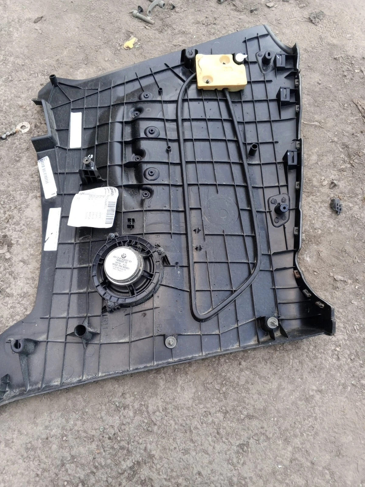 BMW E88 Convertible Driver Side Right Rear Quarter Door Card Dakota Black
