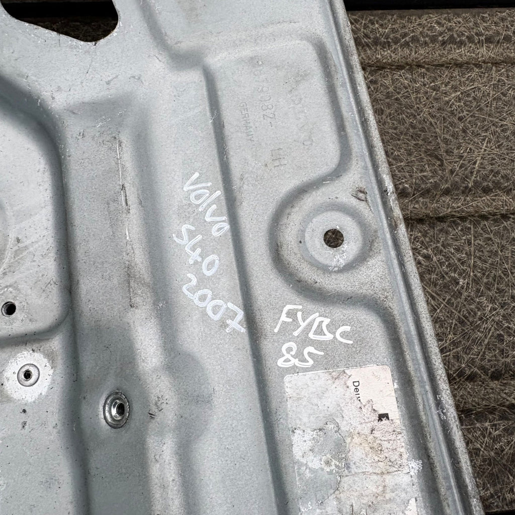 Volvo S40 Mk2 544 2007-2012 N/S Rear Window Regulator Carrier Passenger No Motor