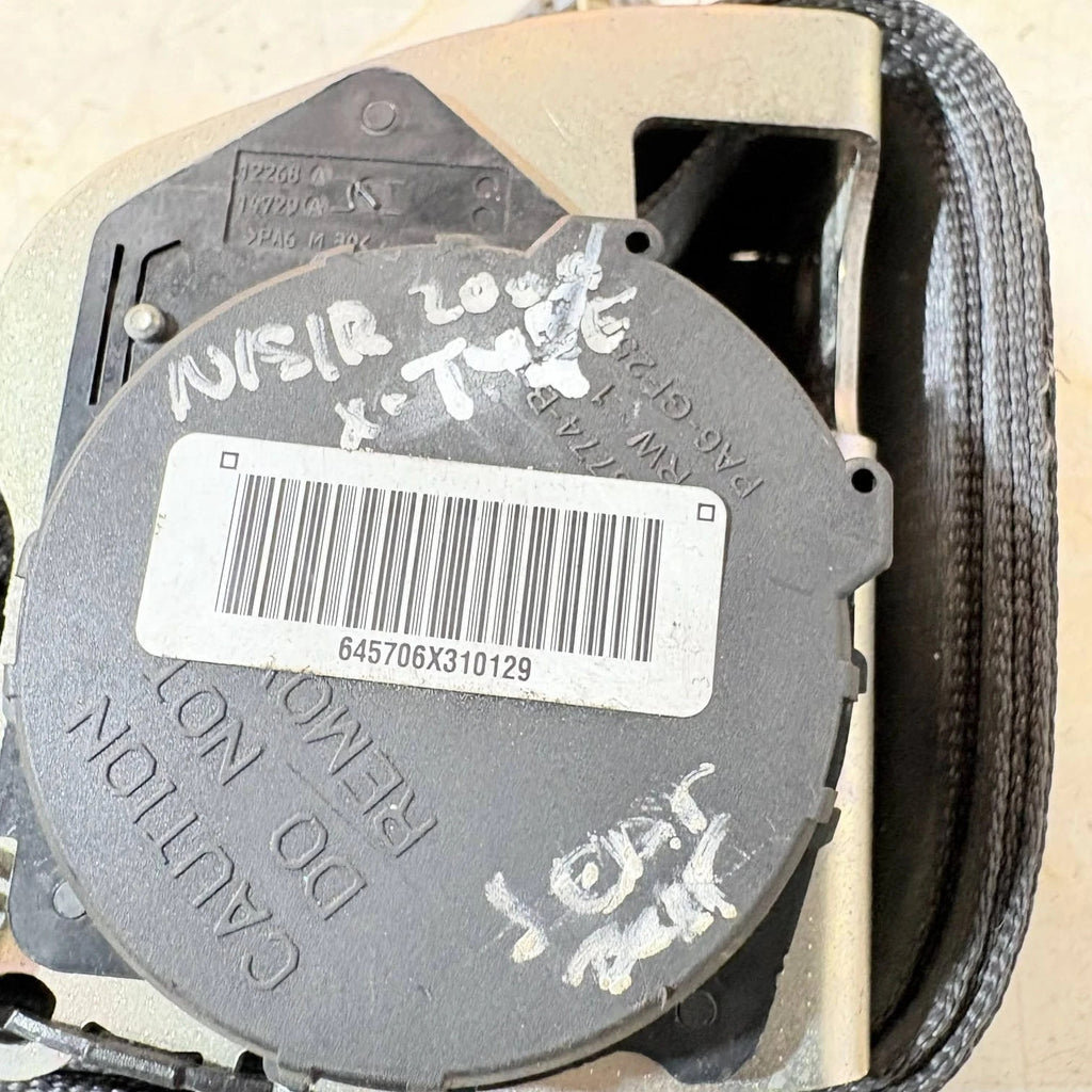 Jaguar X-Type X400 2.2 D 2007 RHD Rear Right Seat Belt 33046457 1975902 2000