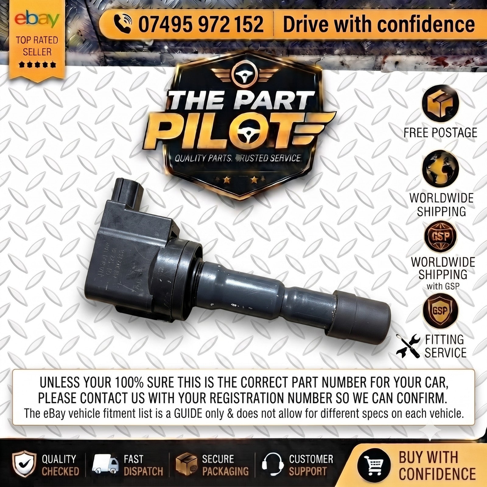 HONDA CRZ CR-Z 2010-2016 1.5 HYBRID IGNITION COIL PACK MODULE 30520RB0003