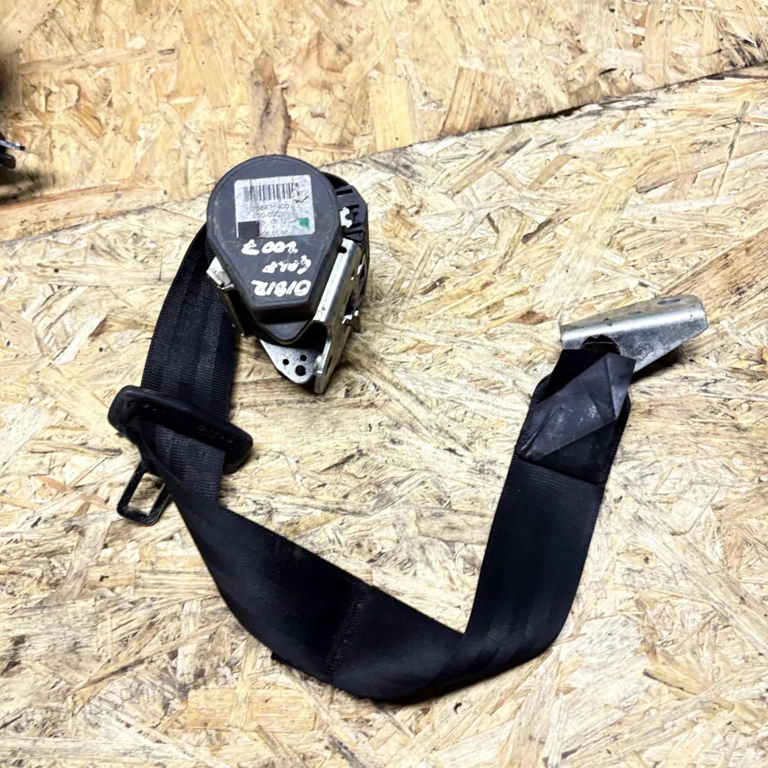 VW Golf Mk5 Mk6 Rear Right Seat Belt OSR 1K6857806N Hatchback 2003-2013