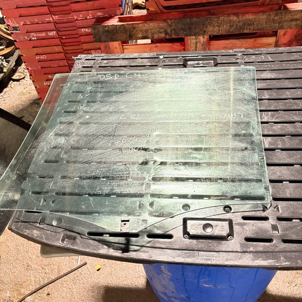 CITROEN C4 2008 DOOR WINDOW GLASS RIGHT REAR