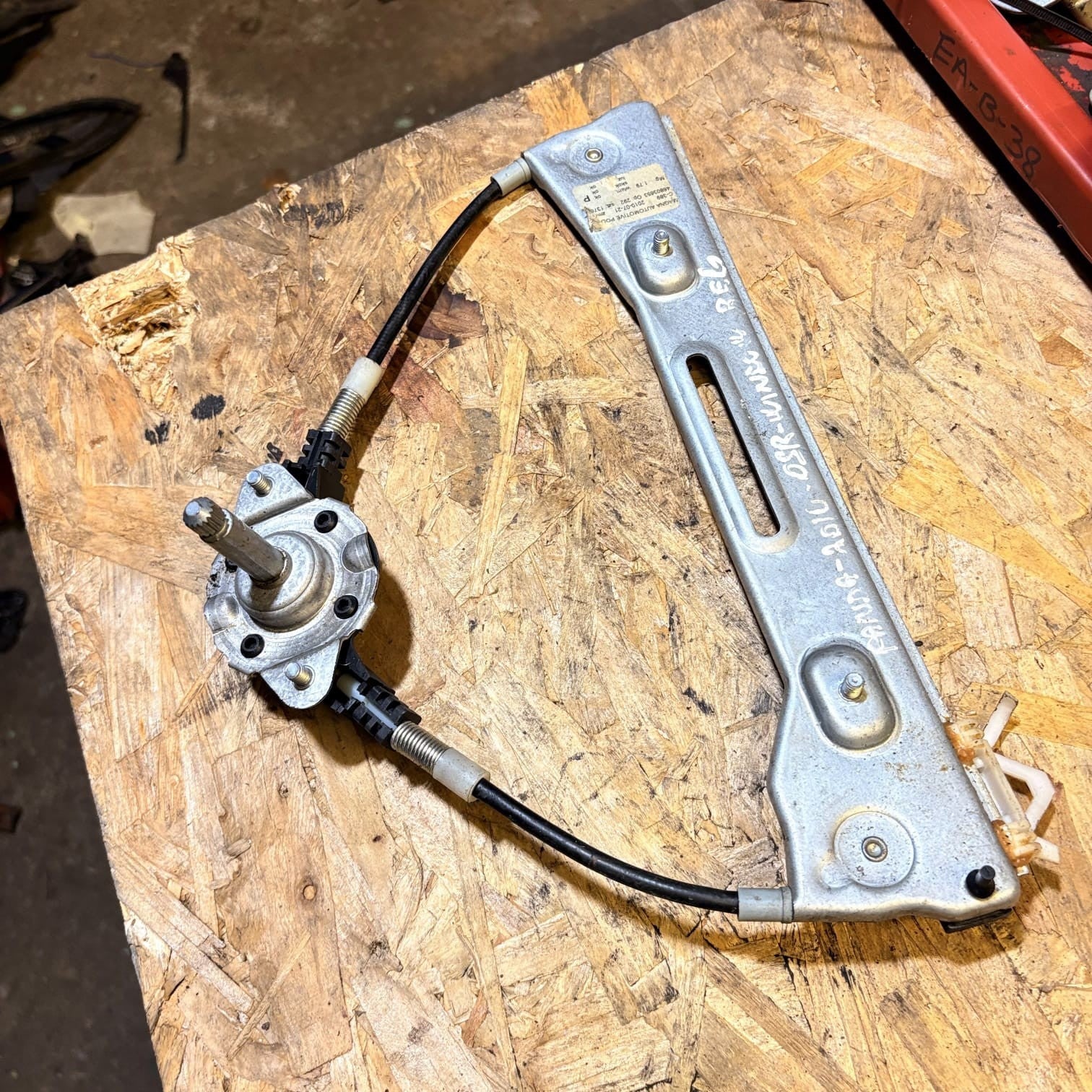 Fiat Panda 169 2003-2012 5dr Rear Right OSR Manual Window Regulator 46803653