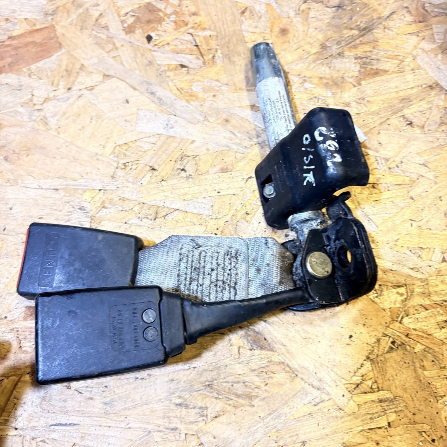 Mercedes C220 W204 2007-2014 Driver Rear Seat Belt Buckle Anchor