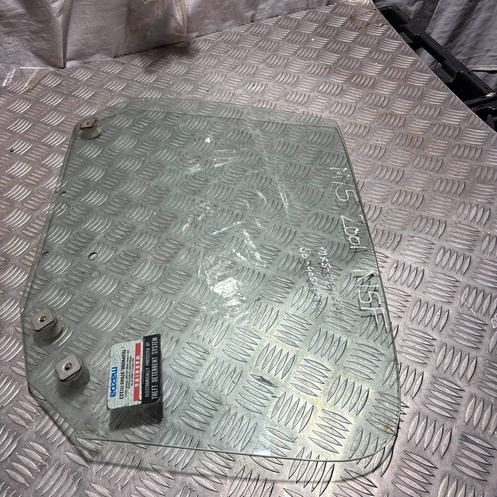 Mazda MX-5 Door window glass Front Left Side, 1998-2005