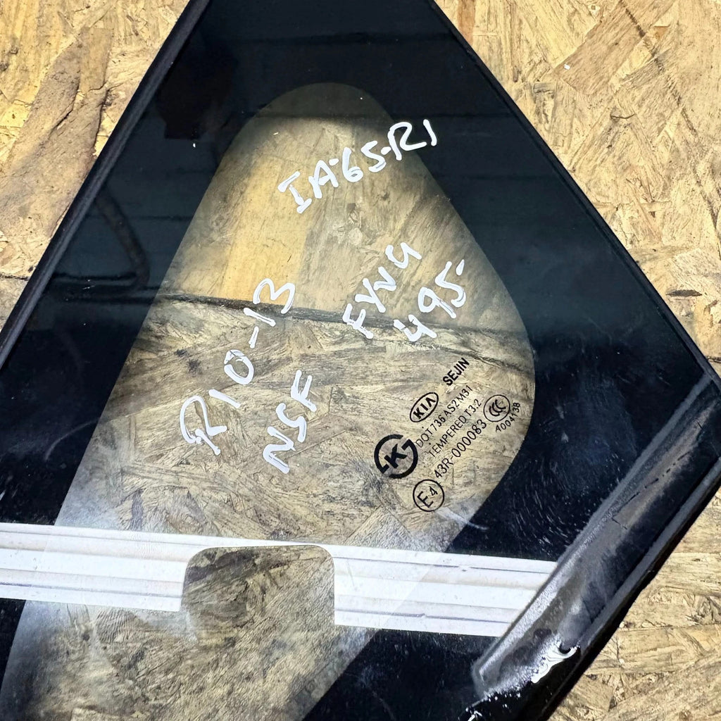 Kia Rio 2011-2017 5 Door Left Front Quarter Glass Window DOT736AS2M31