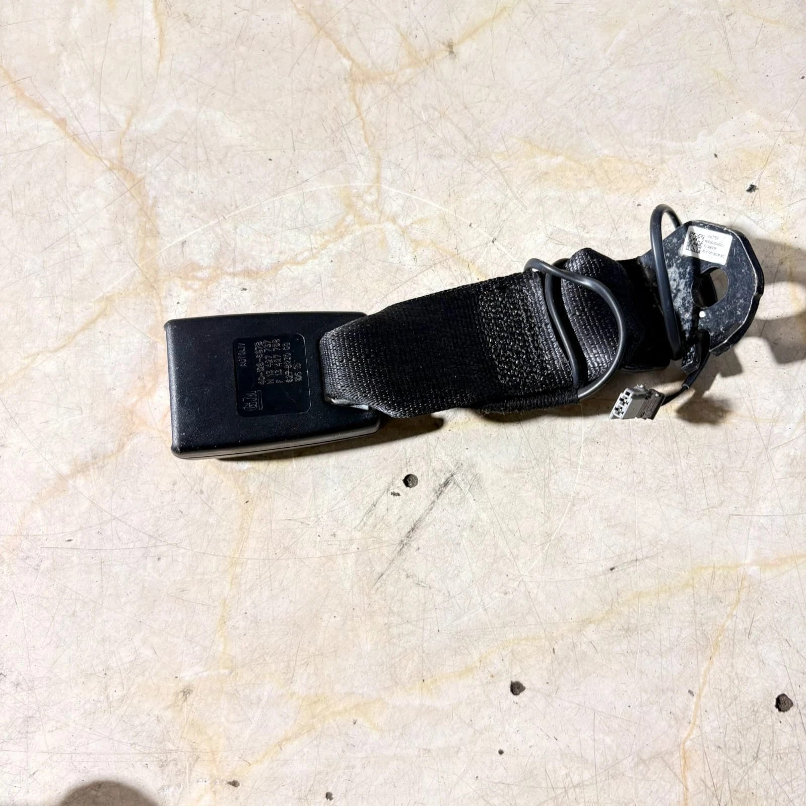 Vauxhall Opel Corsa E Rear Centre Seat Belt Buckle Stalk 13427758 2014-2019